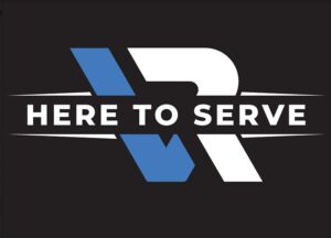 here to serve logo